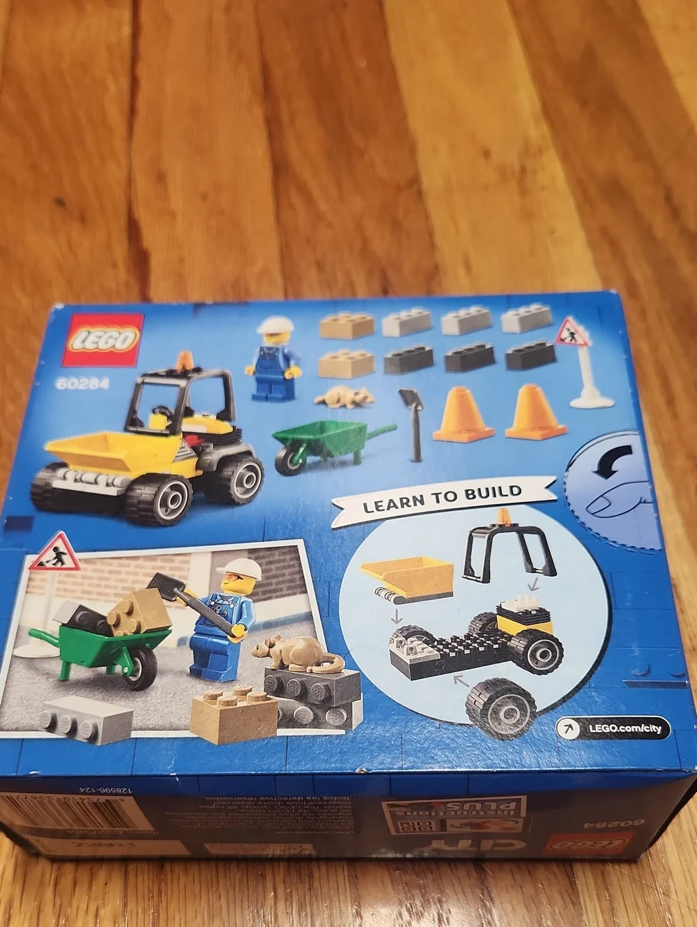 Lego City Roadwork Truck Playset - Yellow, Blue, Green, NWT